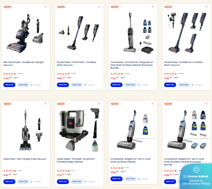 Screenshot for BISSELL offer #12844172