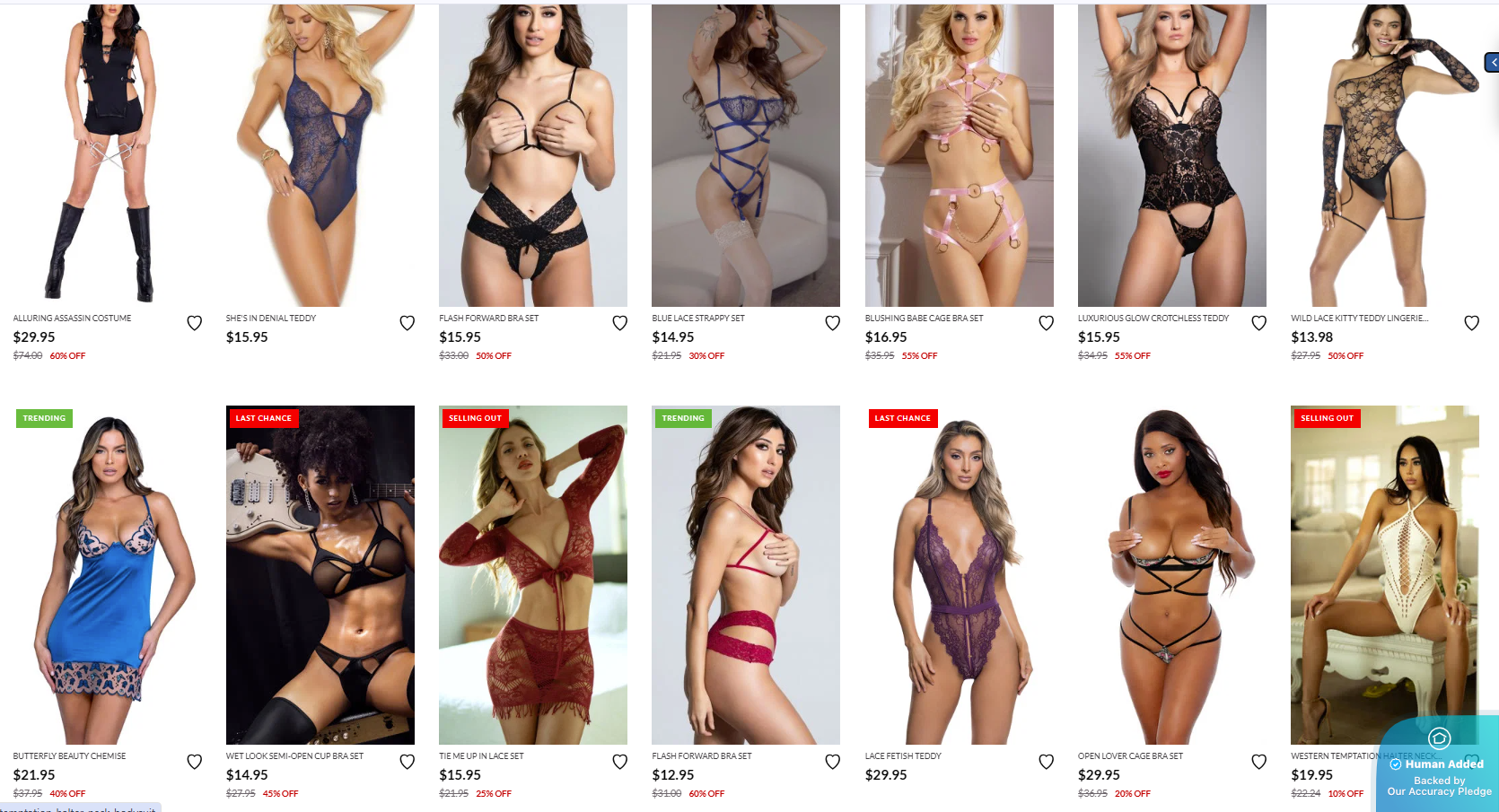 Screenshot for Yandy offer #12411531