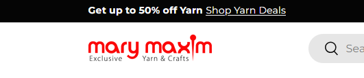 Screenshot for Mary Maxim offer #12845424