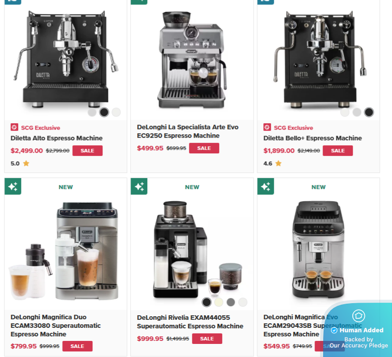 Screenshot for Seattle Coffee Gear offer #12714001