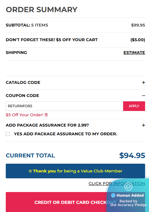 Screenshot for Heartland America offer #12846934