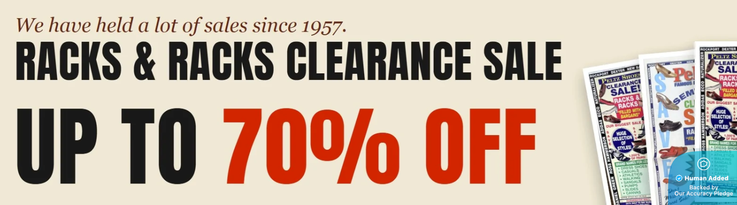 Screenshot for Peltz Shoes offer #12848064