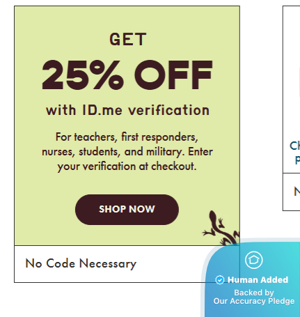 Screenshot for Chaco offer #12832557