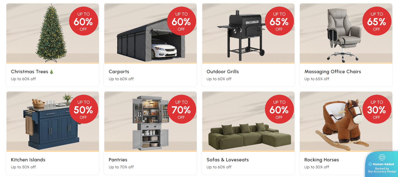 Screenshot for Aosom offer #12793471