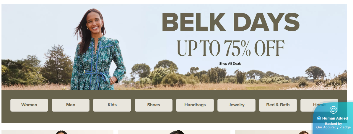 Screenshot for Belk offer #12849852