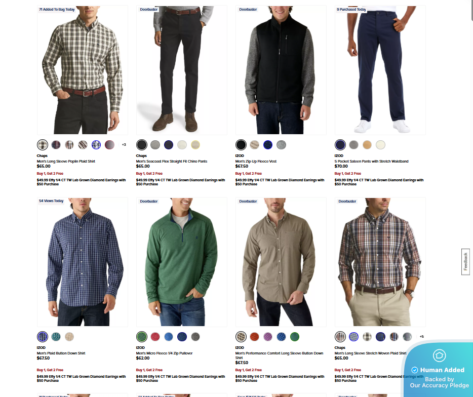 Screenshot for Belk offer #12850001