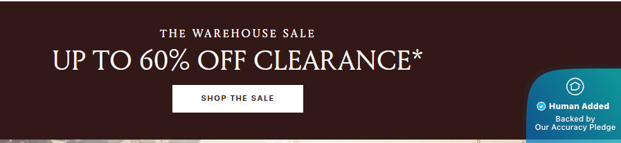 Screenshot for Arhaus offer #12850110
