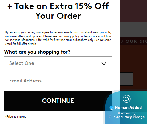 Screenshot for Naturalizer offer #12850662