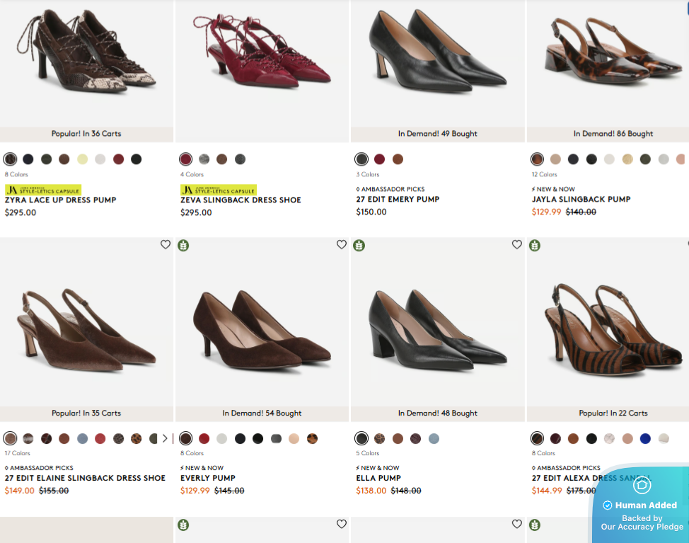 Screenshot for Naturalizer offer #12850666