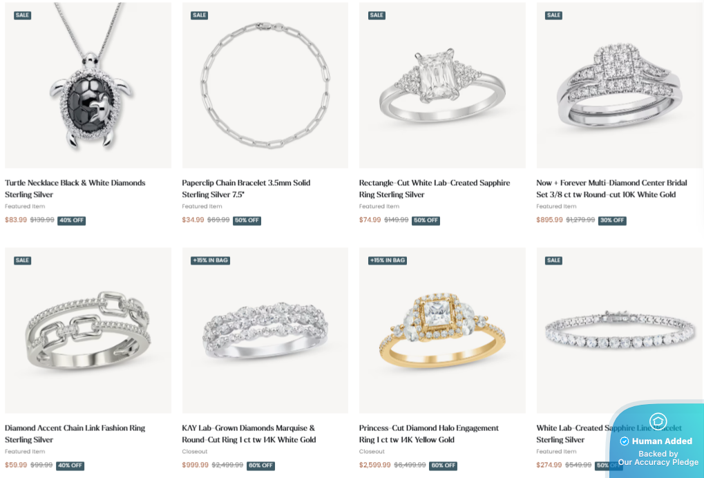 Screenshot for Kay Jewelers offer #12715781