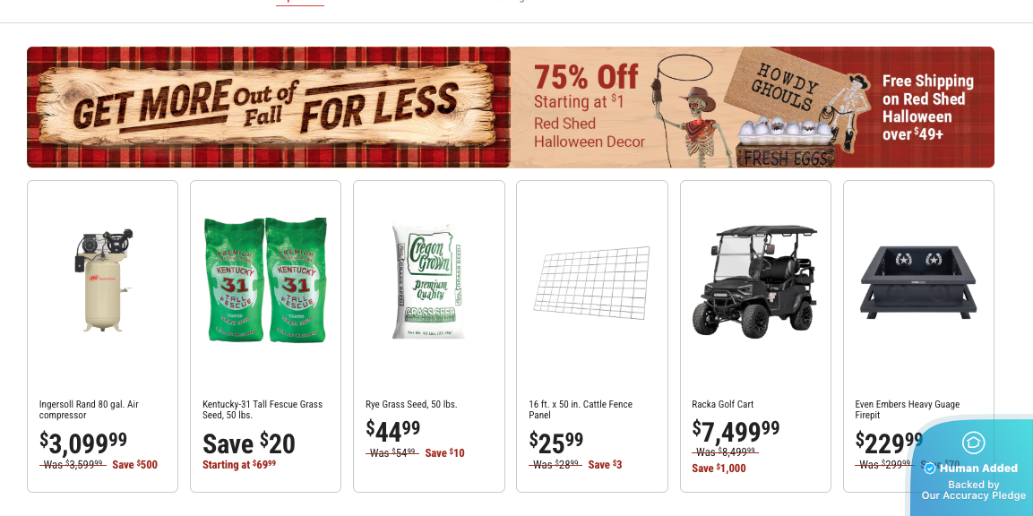 Screenshot for Tractor Supply offer #12848195