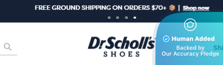 Screenshot for Dr. Scholl's offer #12853529