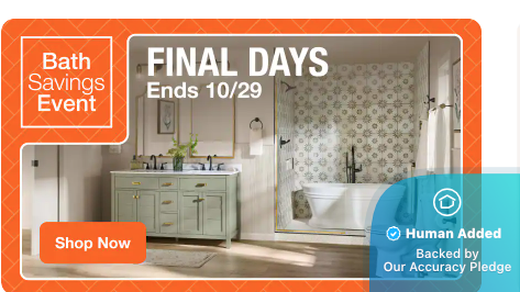 Screenshot for Home Depot offer #12844551