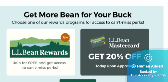 Screenshot for L.L.Bean offer #12809394